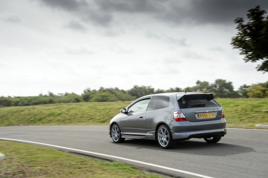 Honda Civic Type R EP3 rear action shot