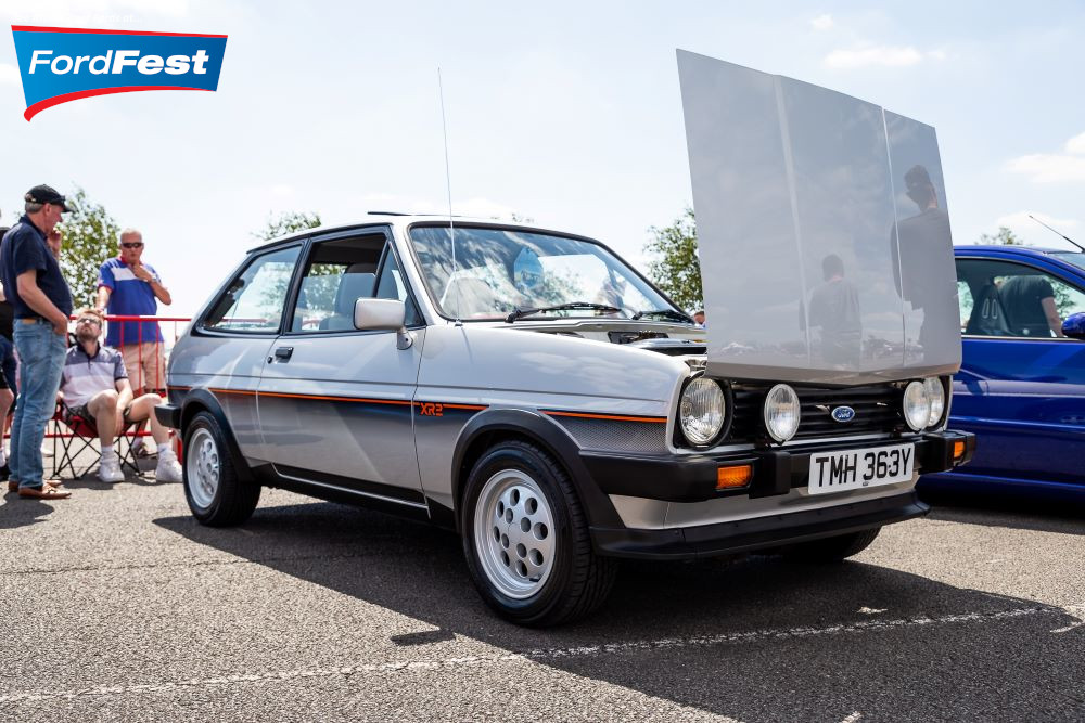 Mk1 Ford Fiesta XR2 at a car show