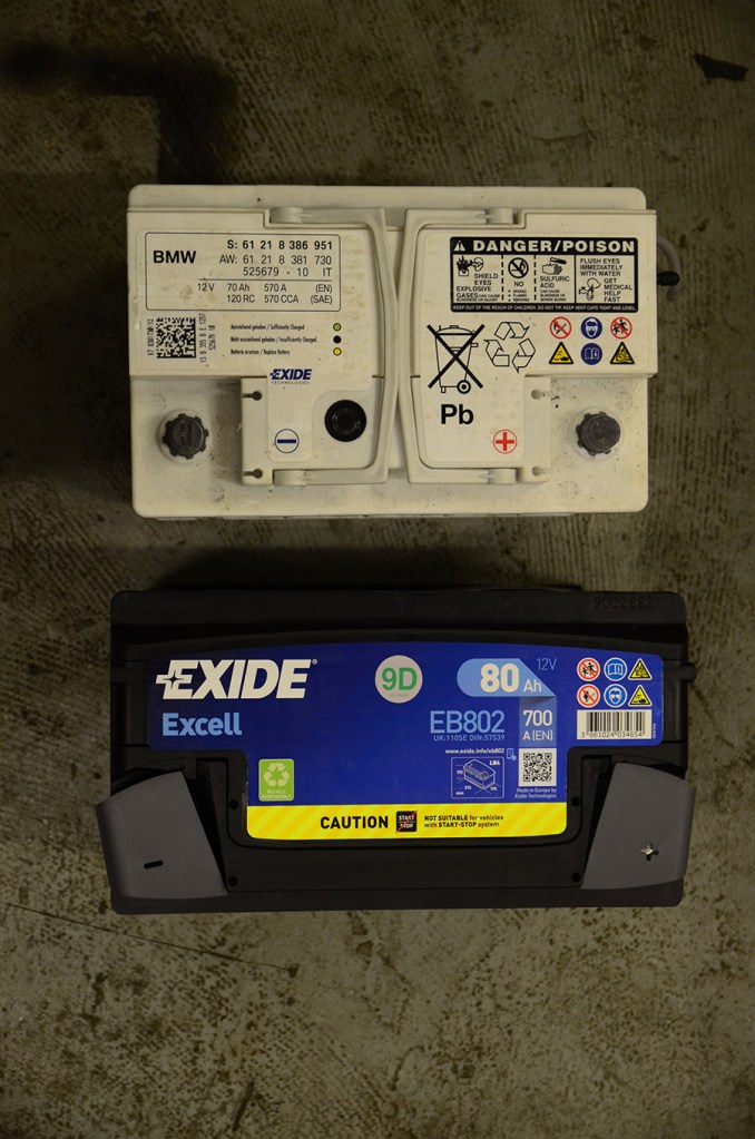 New Exedy car battery