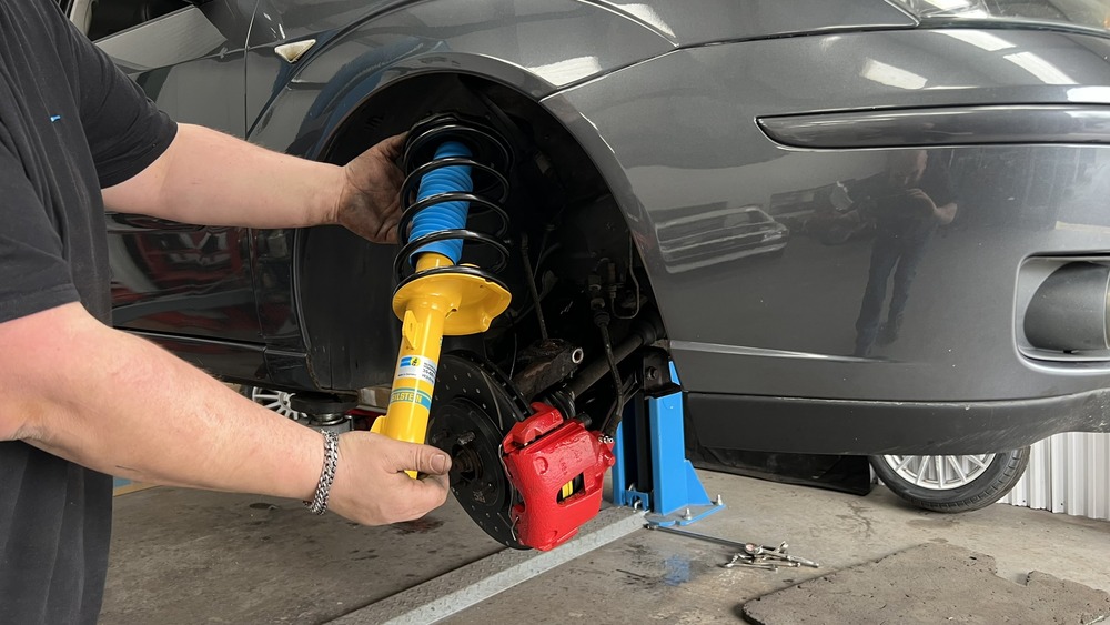 Installing Bilstein suspension upgrades