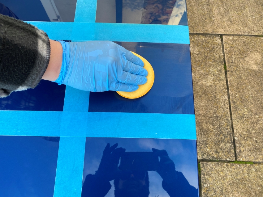 Applying Meguiar's Hybrid Ceramic Liquid Wax