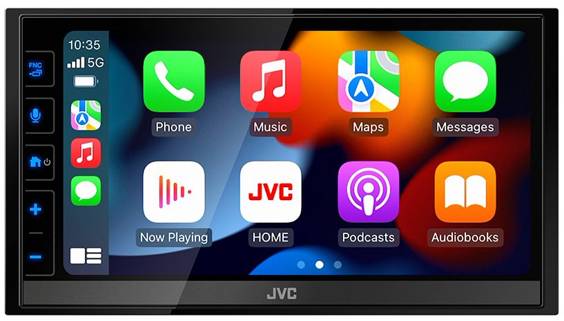 Front shot of JVC KW-M785DBW 