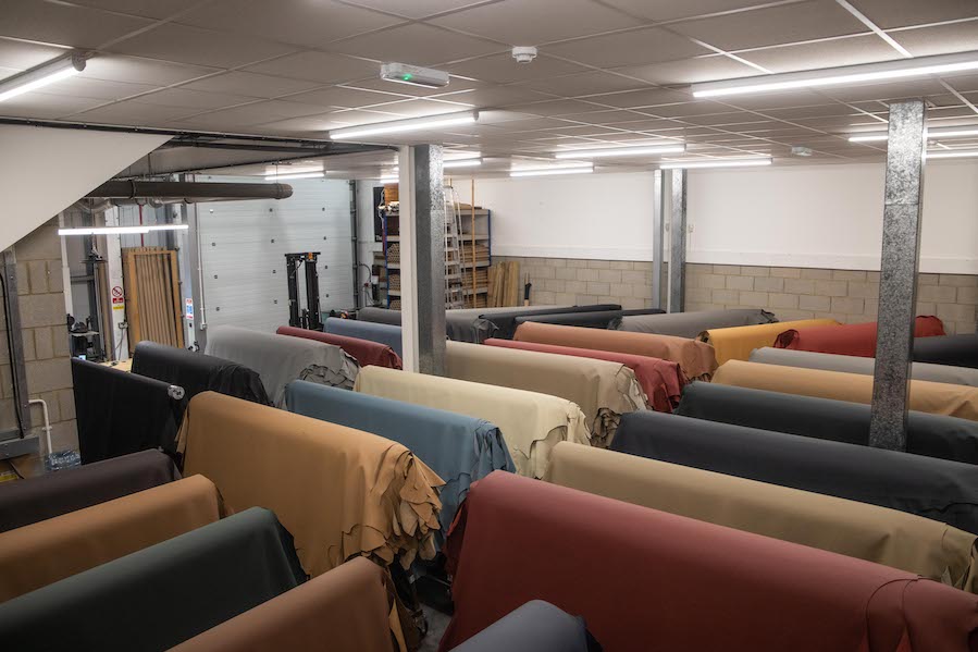 Leather range of colours