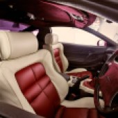 Pimp My Ride equipped the Mitsubishi with a custom interior.