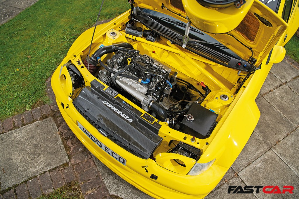 Modified Ford Escort RS2000 engine