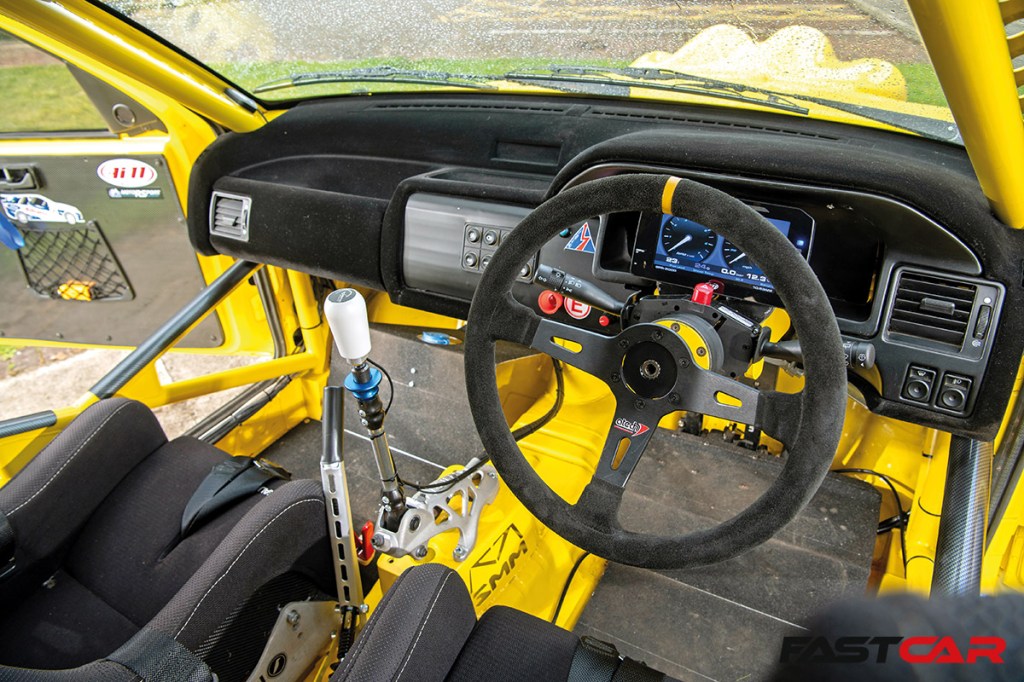 Modified Ford Escort RS2000 interior