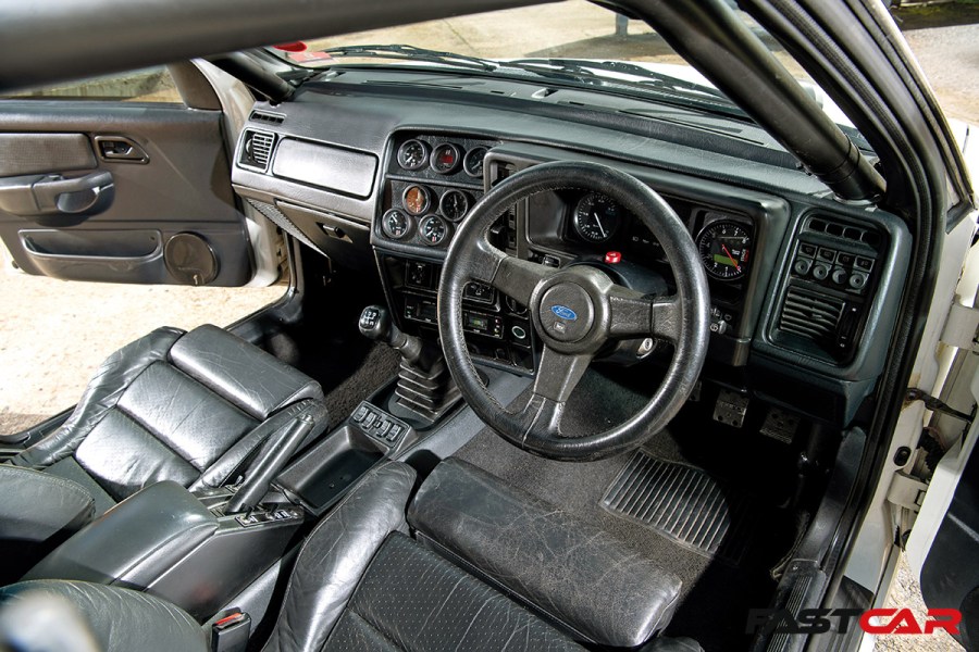 Modified Ford Sierra Sapphire Cosworth interior