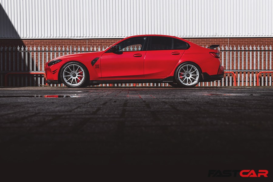 modified G80 m3 side profile shot