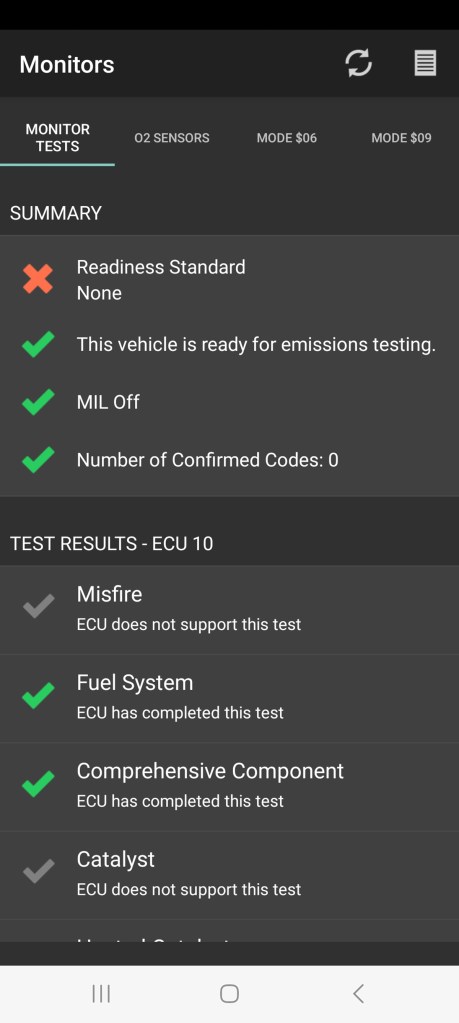 using the obdlink app