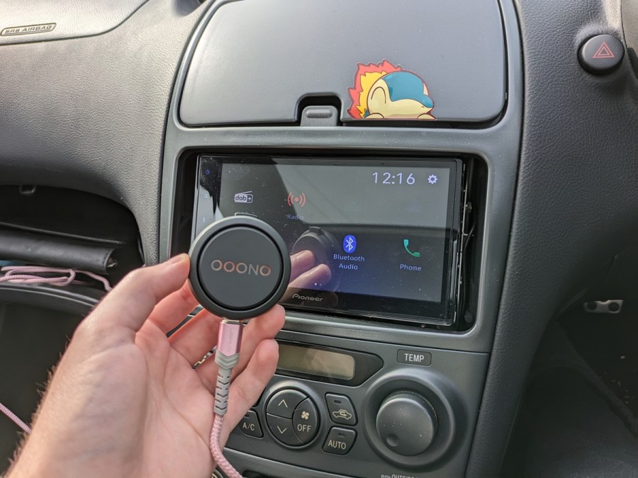 Ooono Co-Driver No2 plugged into head unit
