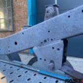 Close up of metal join
