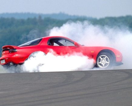 Mazda RX-7 FD burnout