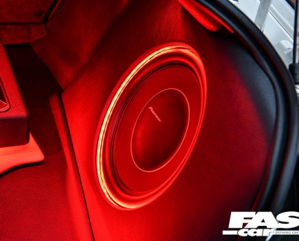 Pioneer Subaru BRZ modified audio car subwoofer