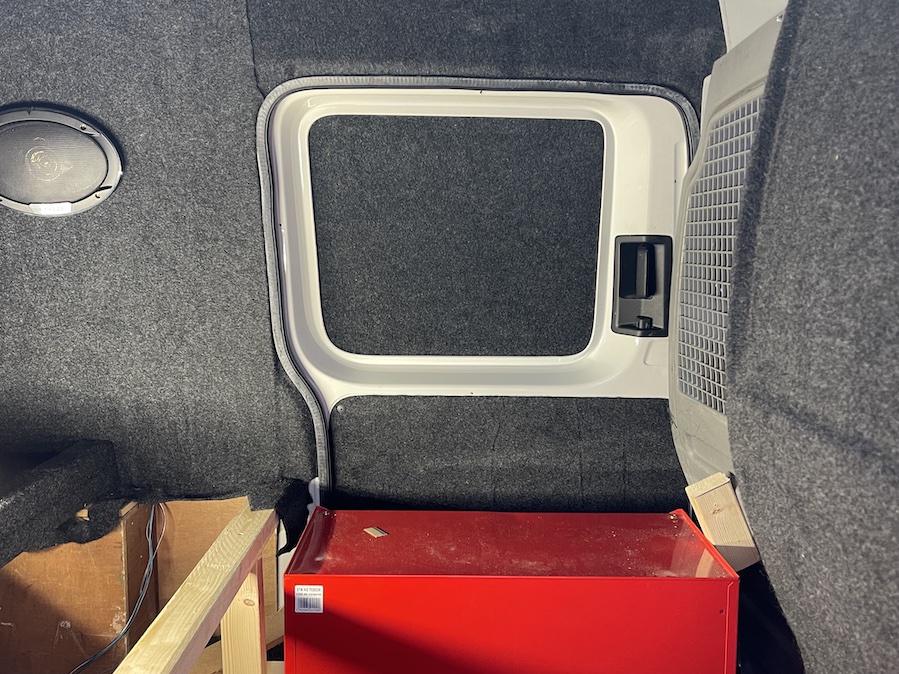 Project Caddt carpted side door
