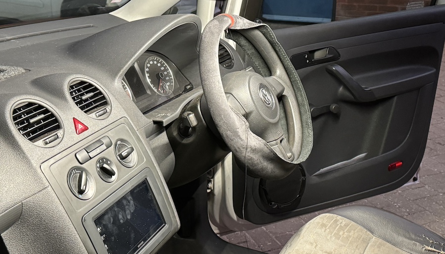 Project Caddy Steering Wheel Trim