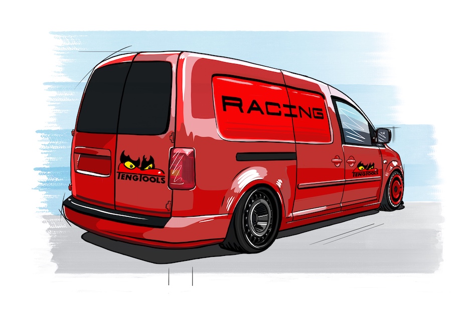 Rear 3/4 artists impression