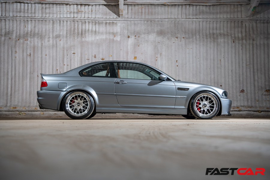 Supercharged E46 M3 side profile shot