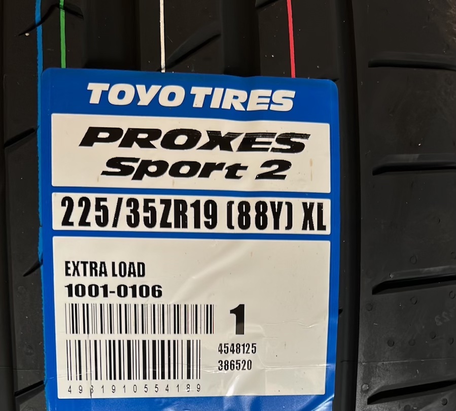 Toyo Tires 225/35/19