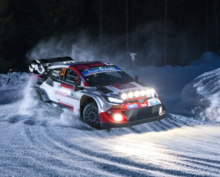 Toyota GR Yaris Rally1 on snow