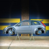 Fiesta ST Mk6 on jacks - how to prepare your car for a track day