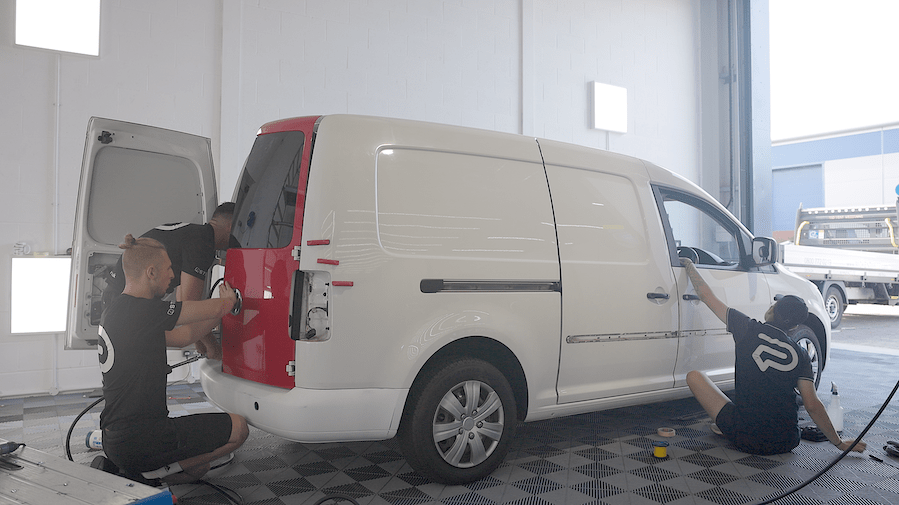 Caddy wrap begins
