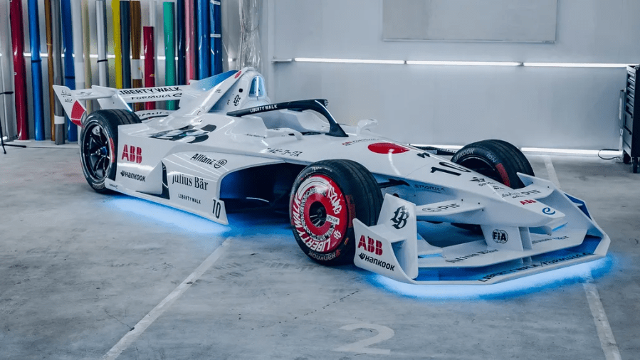 Liberty Walk FE car indoors