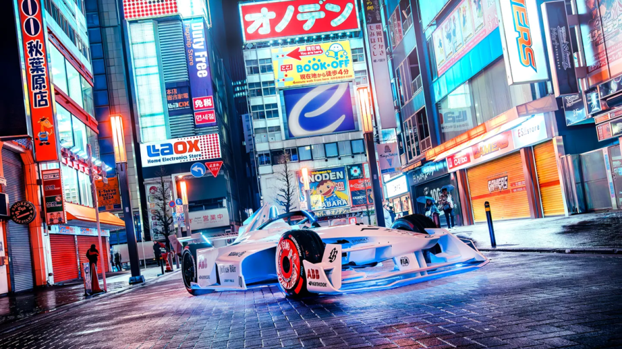 Liberty Walk Formula E car