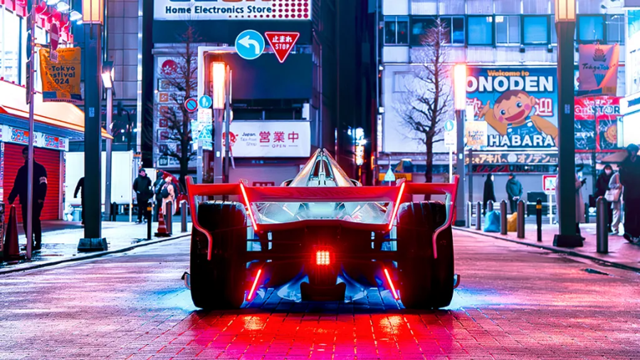 rear of LBWK FE car